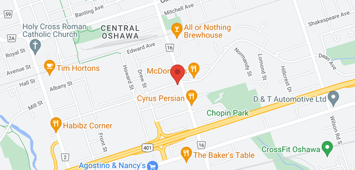 map of 514 RITSON RD S